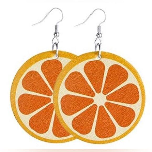 3/ $15 Brand New Faux Leather Earrings - Picture 1 of 2